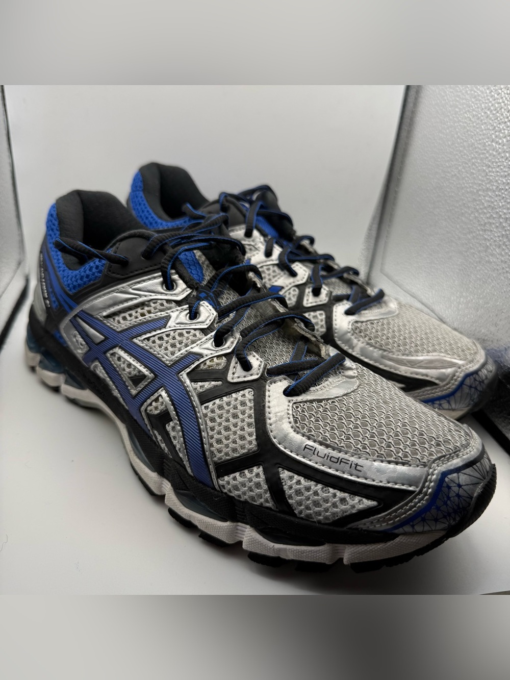 Asics Gel Kayano 21 Lightning Royal Men’s Size 9.5 T4H2N Excellent Shape!!
